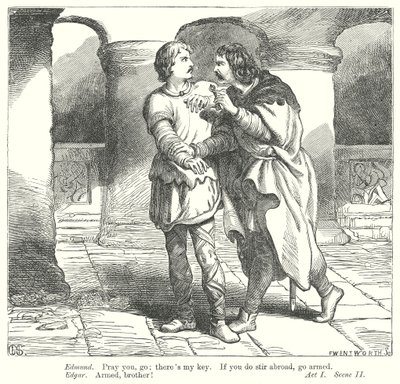 Le Roi Lear (gravure) - Henry Courtney (after) Selous