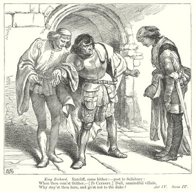 Le roi Richard III (gravure) - Henry Courtney (after) Selous