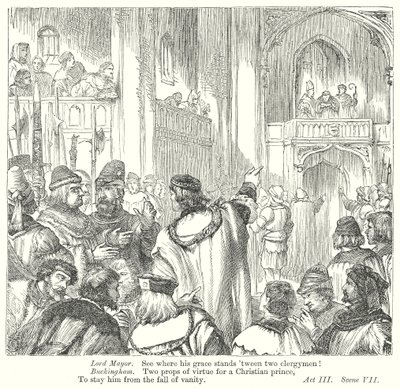 Le roi Richard III (gravure) - Henry Courtney (after) Selous