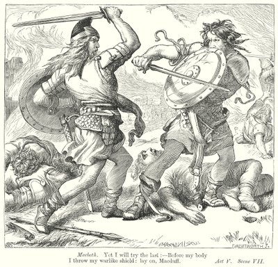 Macbeth (gravure) - Henry Courtney (after) Selous
