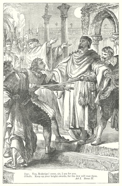 Othello (gravure) - Henry Courtney (after) Selous