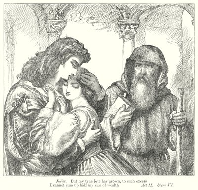Roméo et Juliette (gravure) - Henry Courtney (after) Selous