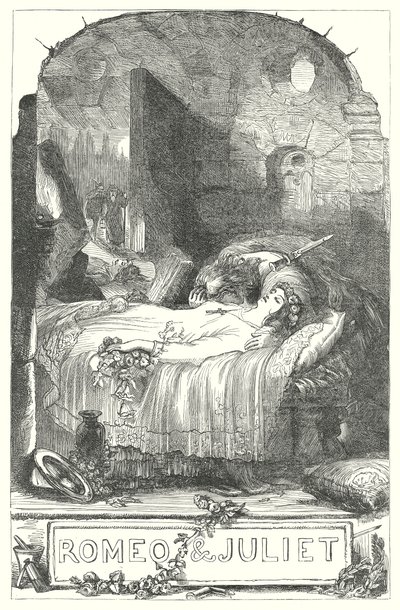 Roméo et Juliette (gravure) - Henry Courtney (after) Selous
