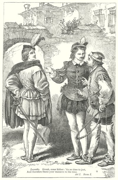 La Mégère apprivoisée (gravure) - Henry Courtney (after) Selous