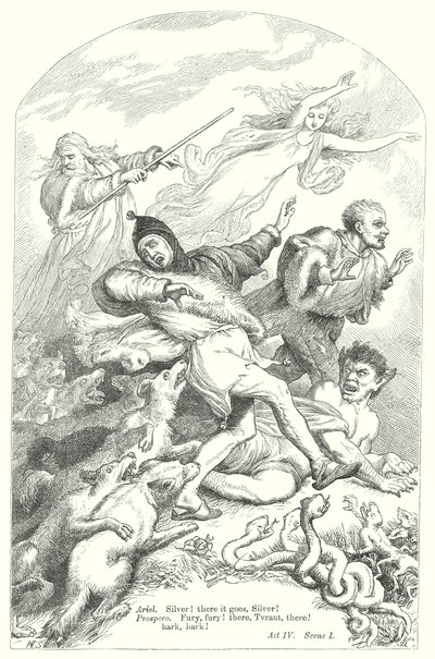 La Tempête (gravure) - Henry Courtney (after) Selous