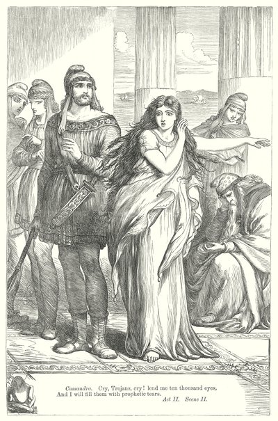 Troïlus et Cressida (gravure) - Henry Courtney (after) Selous