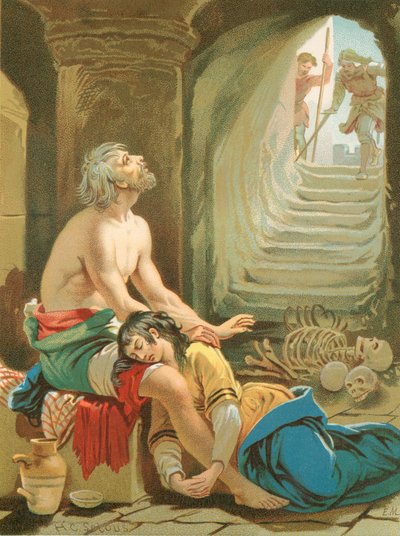 Le découragement et sa fille dans le Château du Doute - Henry Courtney Selous