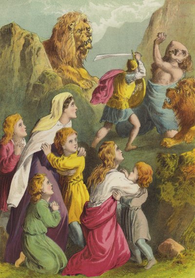 Grand-cœur tue le géant Grim - Henry Courtney Selous