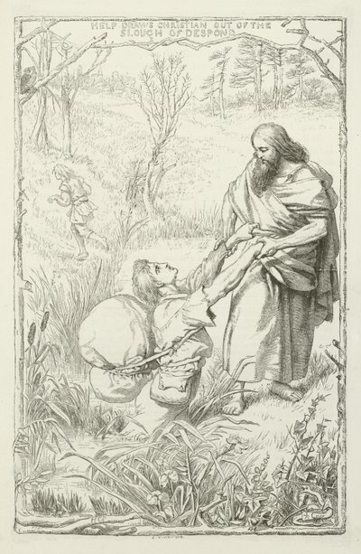 Illustration pour Le Voyage du pèlerin de John Bunyan - Henry Courtney Selous