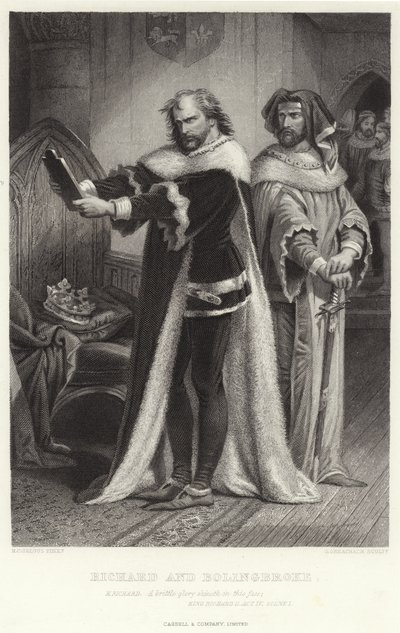 Richard et Bolingbroke, Richard II, Acte IV, Scène I - Henry Courtney Selous