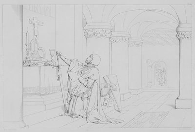 Épisode de la vie de Robert Bruce, selon Sir Walter Scott - Henry Courtney after Selous
