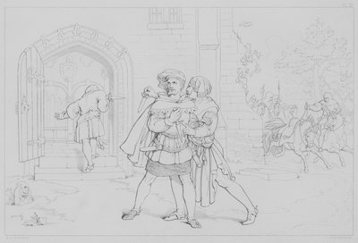 Épisode de la vie de Robert Bruce, selon Sir Walter Scott - Henry Courtney after Selous