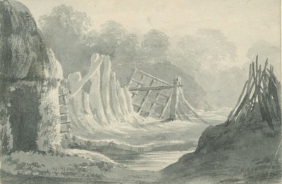 Lichfield - Édiale : dessin au lavis sépia, nd [1788-1855] - Henry Curzon Allport