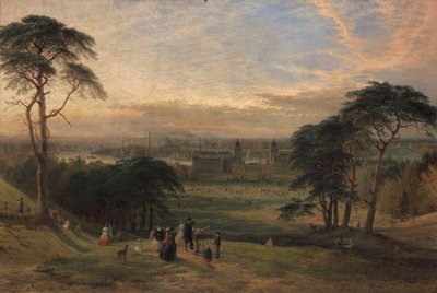 Londres depuis Greenwich Hill - Henry Dawson