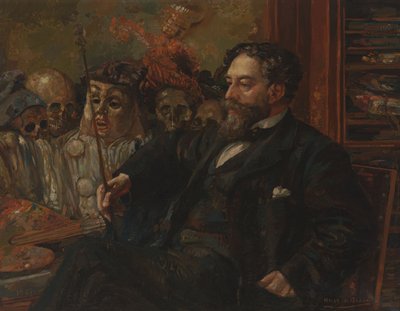 Portrait de James Ensor - Henry De Groux