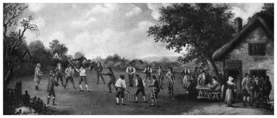Un match de cricket à la campagne - Henry Dixon