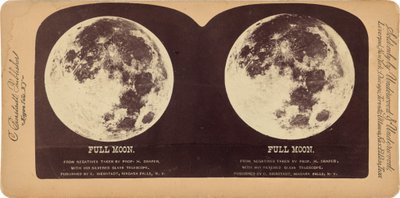 "Pleine lune", 1860 (photo) - Henry Draper