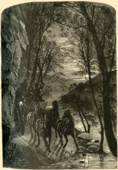 Le Saut des Amoureux - Approche de Nuit - Henry Duff Linton