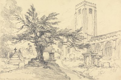 Église de Berry Pomeroy - Henry Edridge