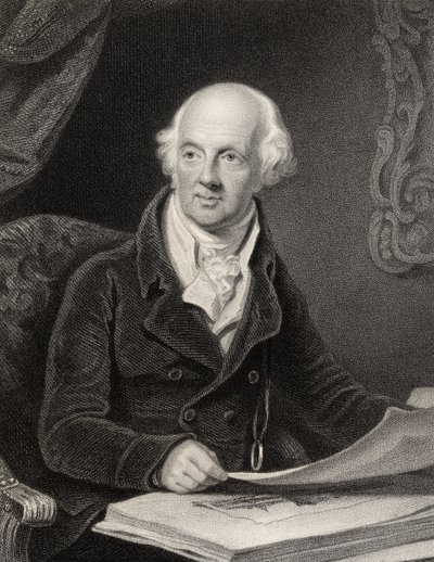 Sir Abraham Hume, 2e baronnet, gravé par J.Jenkins, de 