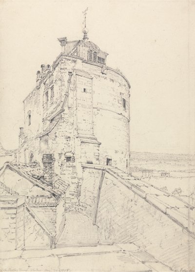 La tour du couvre-feu, Windsor - Henry Edridge