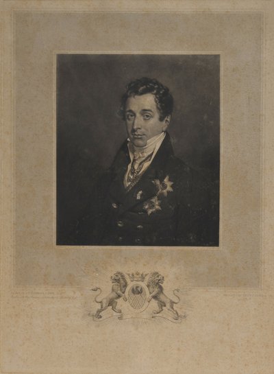 Portrait de Kyrill Alexandrovich Naryshkin 1786-1838 - Henry Edward Dawe