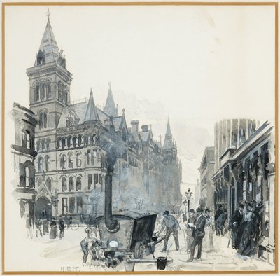 Travaux de Corporation Road, Princess Street et Hôtel de Ville - Henry Edward Tidmarsh