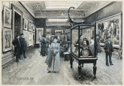 Vue intérieure de la galerie d