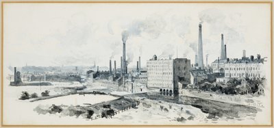 Lower Broughton depuis le Crescent, Salford - Henry Edward Tidmarsh