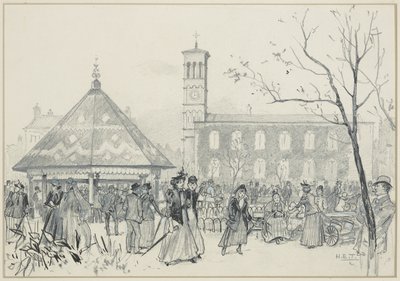 Samedi après-midi à Ardwick Green - Henry Edward Tidmarsh
