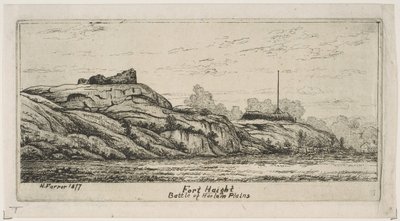 Fort Haight Bataille des Plaines de Harlem des Scènes du Vieux New York, 1877 - Henry Farrer