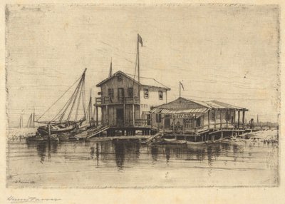 Au bord du ruisseau, Long Island - Henry Farrer