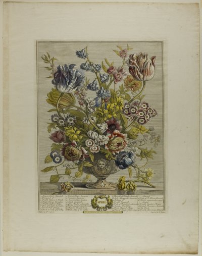 Avril, des Douze mois de fleurs - Henry Fletcher