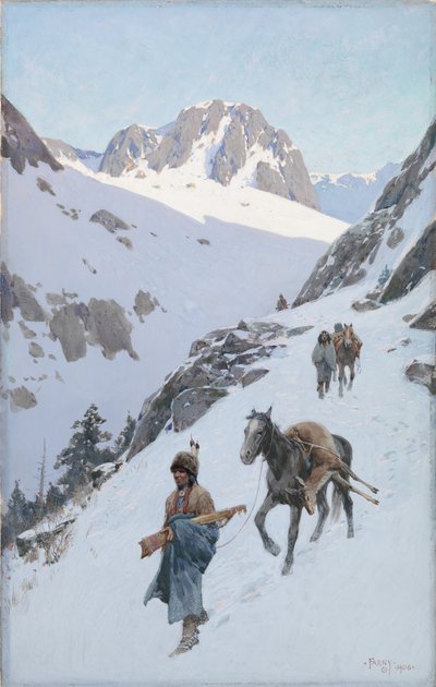 Une chasse réussie, 1906 - Henry Francois Farny