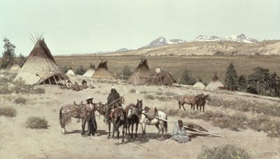 Campement indien, 1892 - Henry Francois Farny
