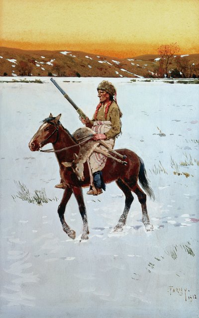 Indien revenant de la chasse - Henry Francois Farny