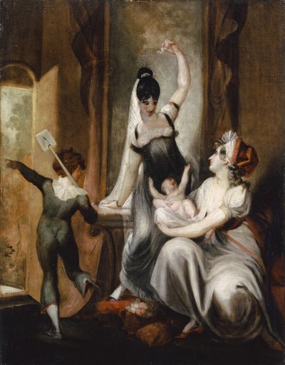 Une mère avec sa famille à la campagne - Johann Heinrich Füssli