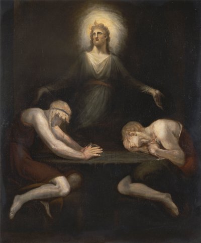 Le Christ disparaissant à Emmaüs [1792, Royal Academy of Arts, Londres, catalogue d