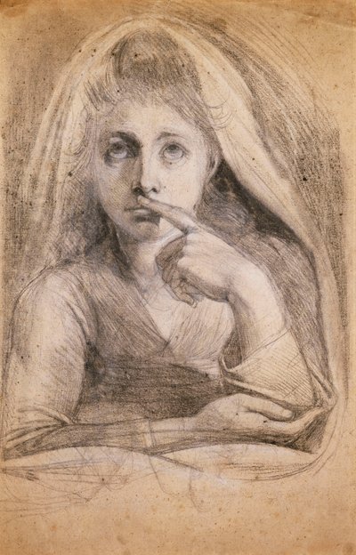 Martha Hess en silence - Johann Heinrich Füssli