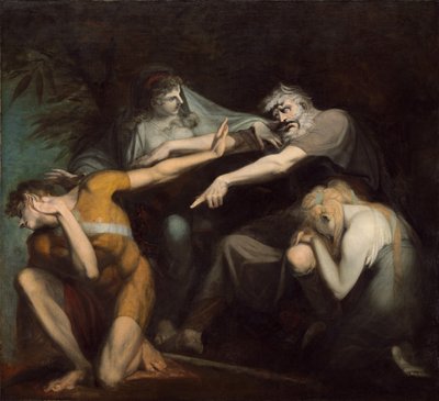 Œdipe maudissant son fils Polynice, 1786 - Johann Heinrich Füssli