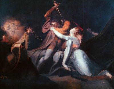 Percival délivrant Belisane..., exposé en 1783 - Johann Heinrich Füssli