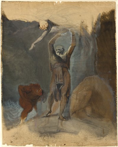 Prospero, Miranda, Caliban et Ariel - Johann Heinrich Füssli