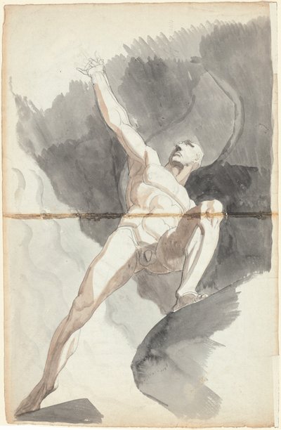 Satan défiant les pouvoirs du ciel - Johann Heinrich Füssli