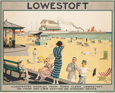 Affiche publicitaire pour Lowestoft - Henry George Gawthorn
