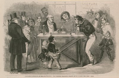 Vacances de Noël au Polytechnique (gravure) - Henry George Hine