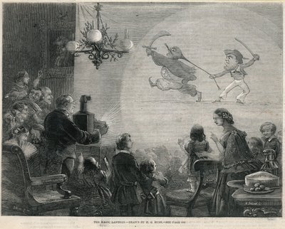 La lanterne magique (gravure) - Henry George Hine
