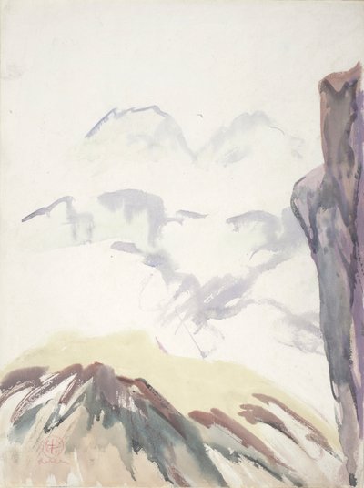 Étude de montagne - Henry George Keller