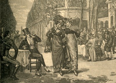Beaux et belles de la période Régence, début du 19e siècle, vers 1890 - Henry Gillard Glindoni