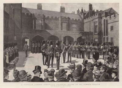 Changement de la garde au palais de St James - Henry Gillard Glindoni