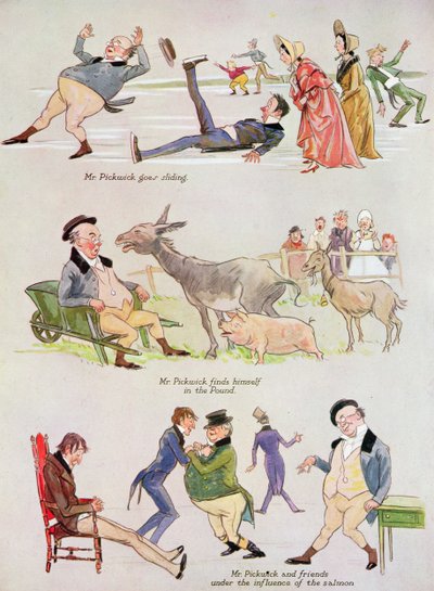 Caricatures de M. Pickwick de 